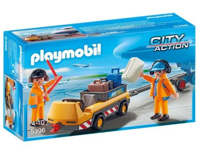 Playmobil 5396 Vozík s letištním pesronálem