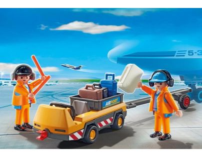Playmobil 5396 Vozík s letištním pesronálem