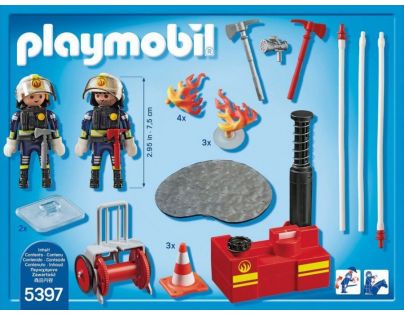 Playmobil 5397 Zásah hasičů s vodní pumpou