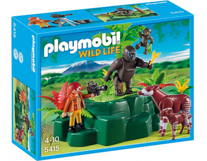 Playmobil 5415 - Gorily a Okapi s kameramanem