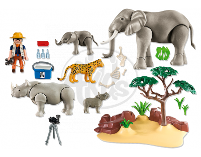 Playmobil 5417 Africká savana se zvířaty