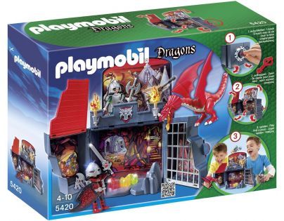 Playmobil 5420 - Přenosný kufřík Dračí sluj