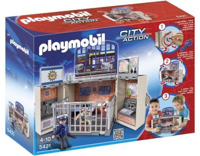 Playmobil 5421 - Přenosný kufřík Policejní stanice