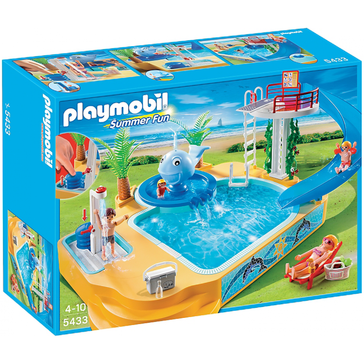 Playmobil 5433 - Kempingové koupaliště s fontánou