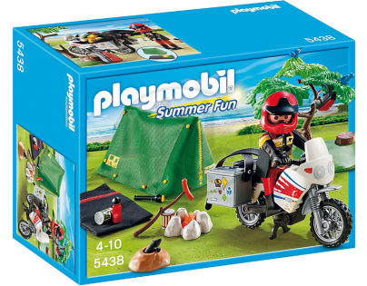 Playmobil 5438 - Motorkář v kempu
