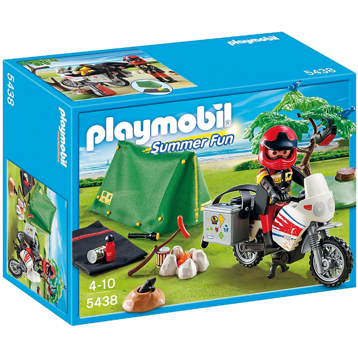 Playmobil 5438 - Motorkář v kempu
