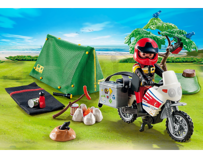 Playmobil 5438 - Motorkář v kempu