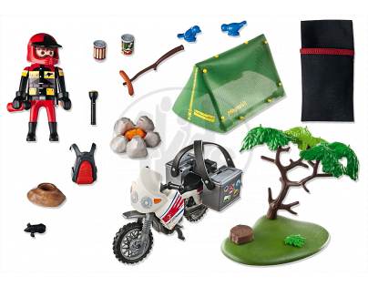 Playmobil 5438 - Motorkář v kempu