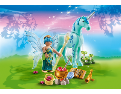 Playmobil 5441 Víla Zdraví s Jednorožcem Safírová noc