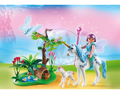 Playmobil 5450 - Víla Aquarella na louce Jednorožce