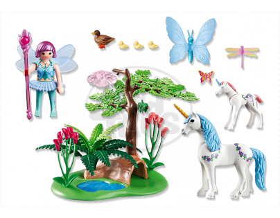 Playmobil 5450 - Víla Aquarella na louce Jednorožce