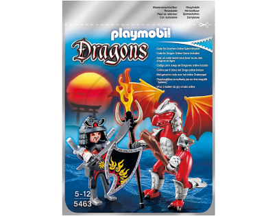 Playmobil 5463 Ohnivý drak s válečníkem