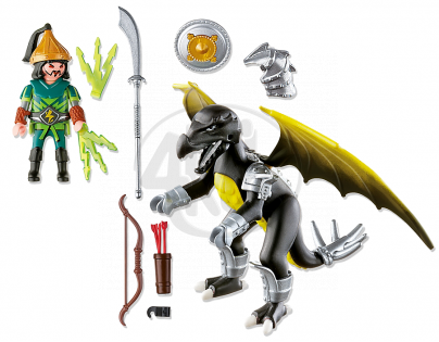 Playmobil 5465 Světelný drak s válečníkem