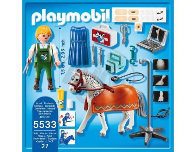 Playmobil 5533 Koník na rentgenu