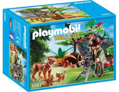Playmobil 5561 rysie rodina a kameraman