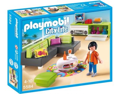 Playmobil 5584 Moderní obývací pokoj