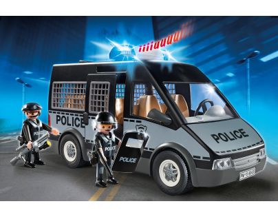 Playmobil 6043 Policejní zásahový vůz s majákem a houkačkou
