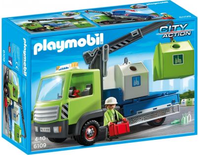 Playmobil 6109 Nákladní vůz s kontejnery na sklo