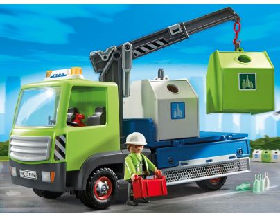 Playmobil 6109 Nákladní vůz s kontejnery na sklo