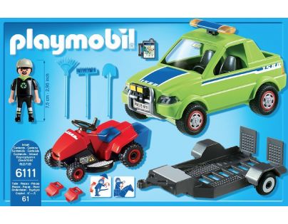 Playmobil 6111 Zahradnický vůz se sekačkou