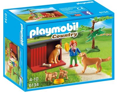 Playmobil 6134 Zlatý retriever se štěňaty