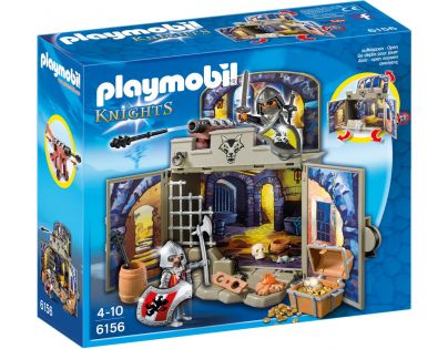 Playmobil 6156 Zavírací box Rytířská pokladnice s klíčem