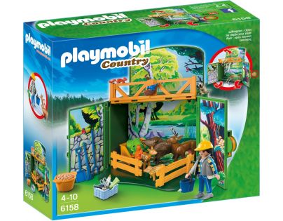 Playmobil 6158 Zavírací box s klíčem Krmení lesní zvěře
