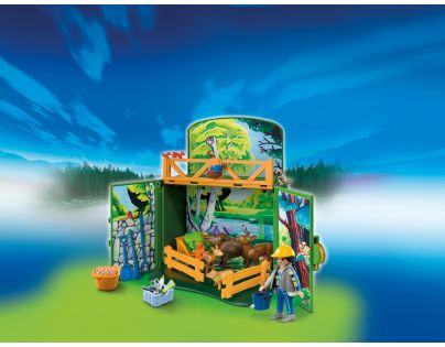 Playmobil 6158 Zavírací box s klíčem Krmení lesní zvěře
