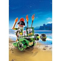 Playmobil 6162 Kapitán pirátů s interaktivním zeleným kanónem 2