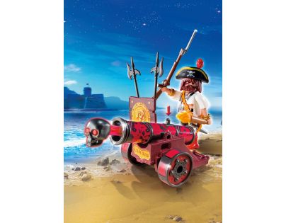 Playmobil 6163 Morský bandita s červeným kanónom