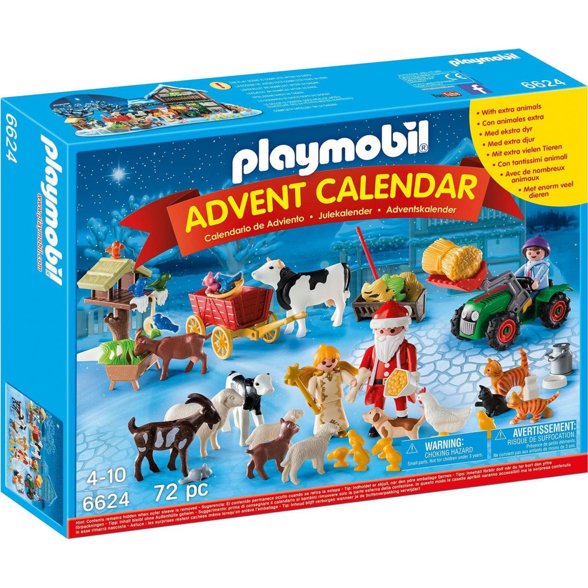 Playmobil Adventní kalendář Vánoce na farmě