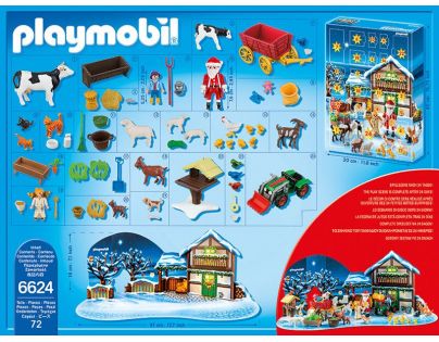 Playmobil Adventní kalendář Vánoce na farmě