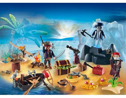 Playmobil 6625 Adventní kalendář Tajemný pirátský ostrov pokladů