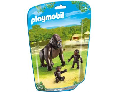 Playmobil 6639 Gorila s mláďaty