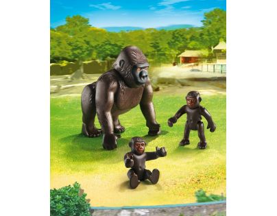 Playmobil 6639 Gorila s mláďaty