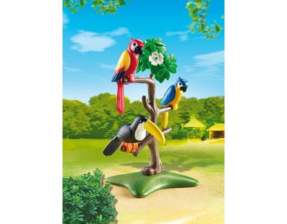Playmobil 6653 Papoušci a tukan na stromě