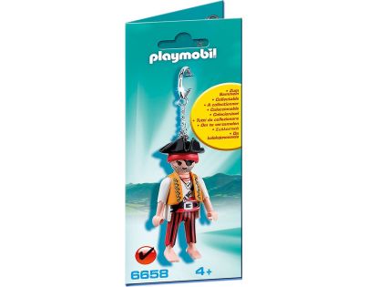 Prívesok na kľúče Playmobil 6658 Pirát