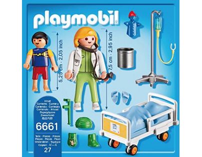 Playmobil 6661 Dětská lékařka s pacientem