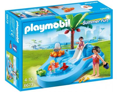 Playmobil 6673 Dětský bazén se skluzavkou
