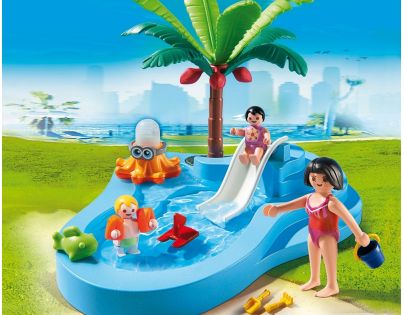 Playmobil 6673 Dětský bazén se skluzavkou