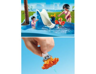 Playmobil 6673 Dětský bazén se skluzavkou