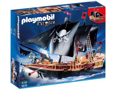Playmobil 6678 Pirátská bitevní loď