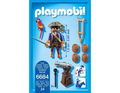 Playmobil 6684 Kapitán pirátů