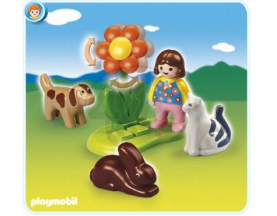 Playmobil 6763 - Holčička se zvířátky