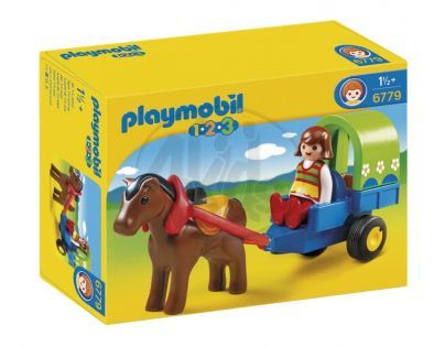 Playmobil 6779 - Kočárek s poníky