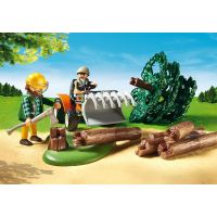 Playmobil 6814 Dřevorubci s traktorem 4