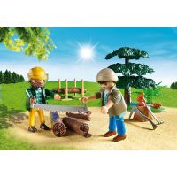 Playmobil 6814 Dřevorubci s traktorem 5