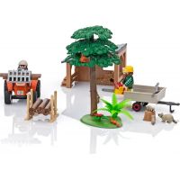 Playmobil 6814 Dřevorubci s traktorem 6