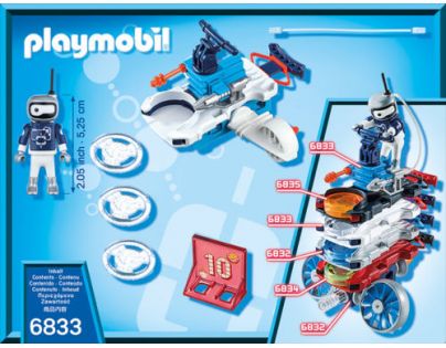 Playmobil 6833 Icebot s odpalovačom