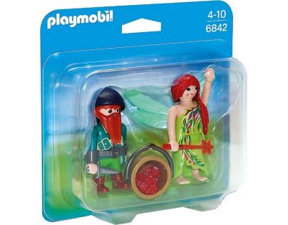 Playmobil 6842 Duo pack Víla s trpaslíkom
